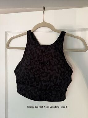 Lululemon Energy High Neck Longline Sports Bra